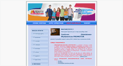 Desktop Screenshot of matura.promotor.edu.pl